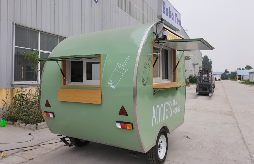 8ft custom built bubble tea trailer for sale
